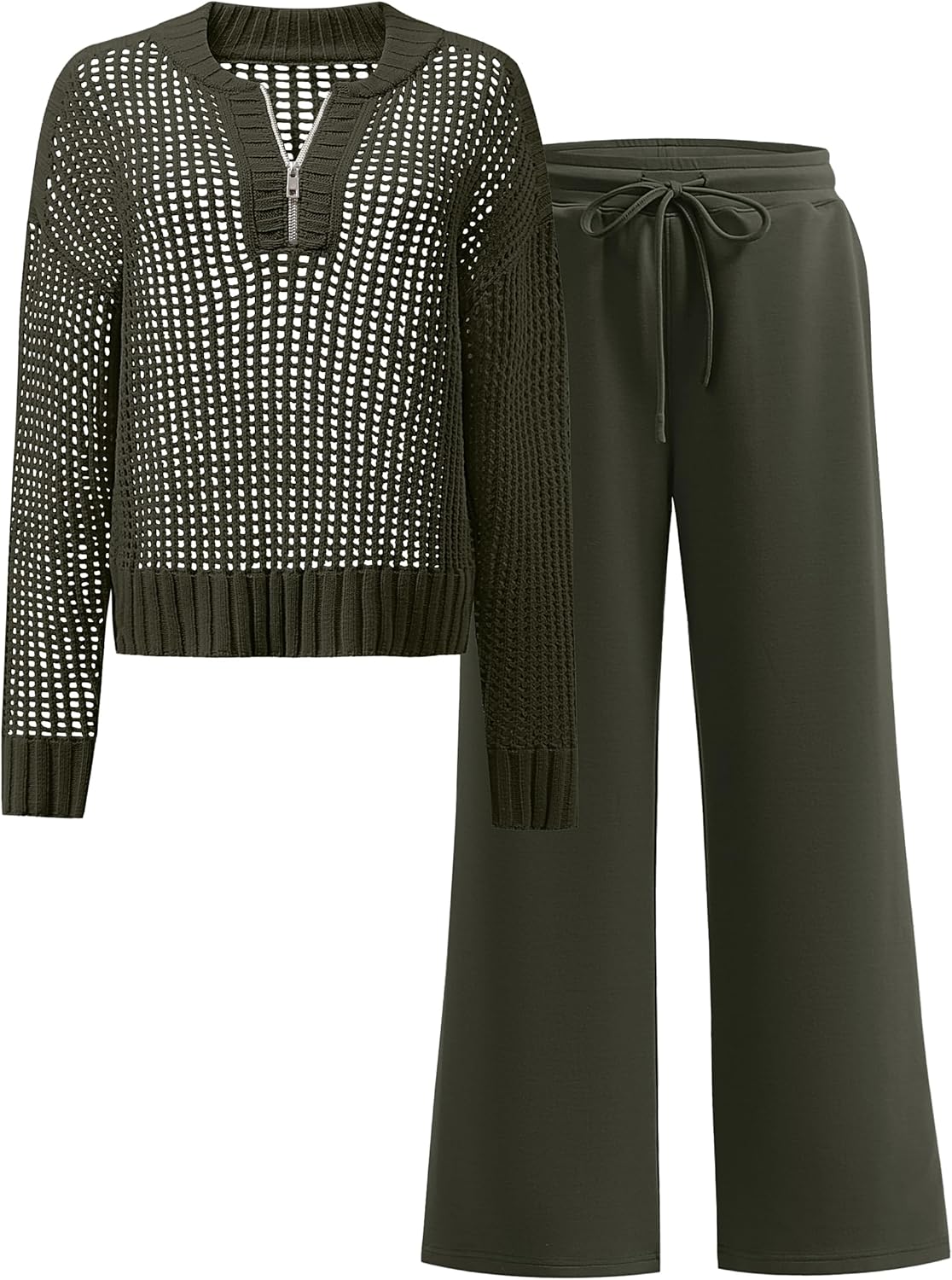 ANRABESS Womens 2 Piece Outfits for Fall Travel and Lounge