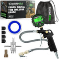 Digital Tire Pressure Gauge with Inflator 250 PSI - Professional Tire