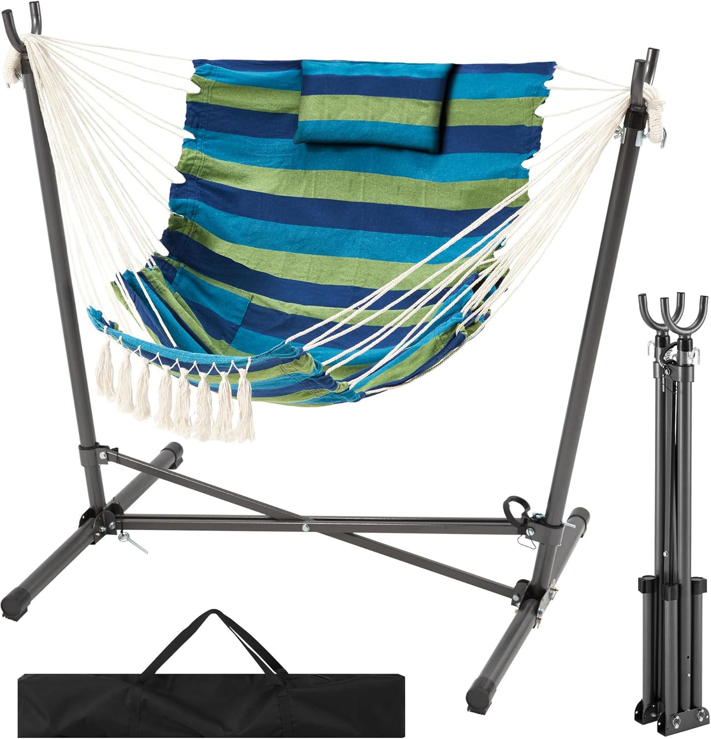 Boho Macrame Hammock Chair - Stylish & Comfy