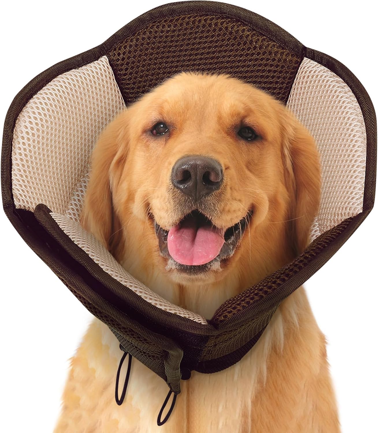 SUNFURA Dog Cones for Large Dogs - Soft E-Collar for Healing