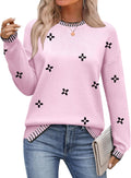 Zeagoo Womens Crewneck Pullover Sweater Long Sleeve Knit - Cozy Fall