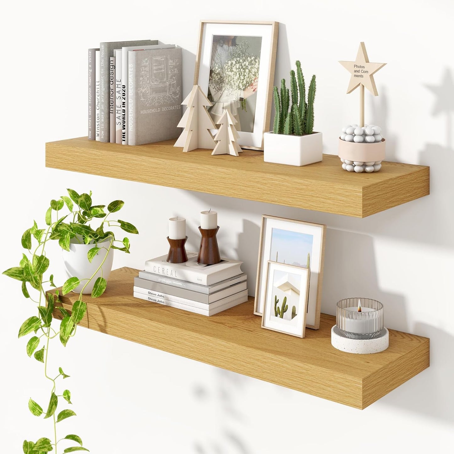 Heimlove 36 Inch Floating Shelves for Wall - Modern Storage Solution