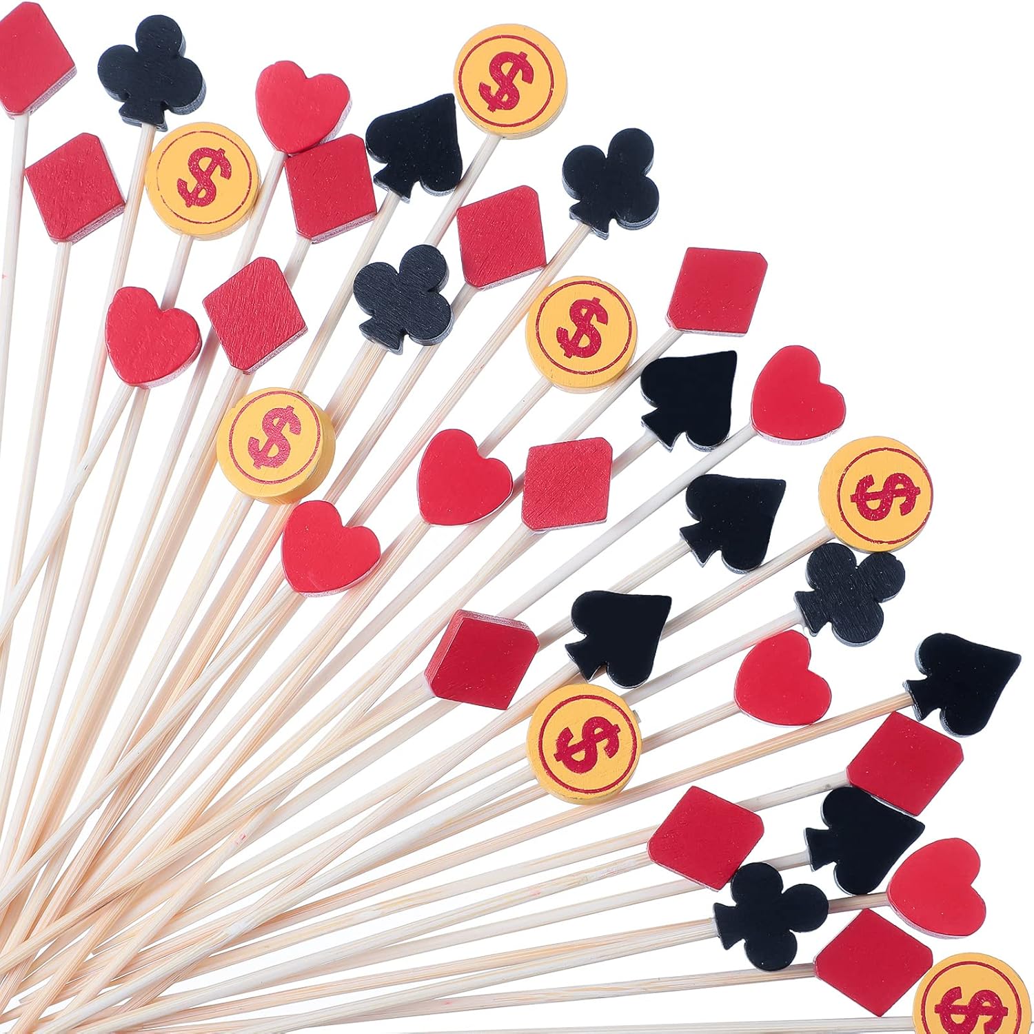100 Casino Toothpicks: Perfect Poker Party Decor