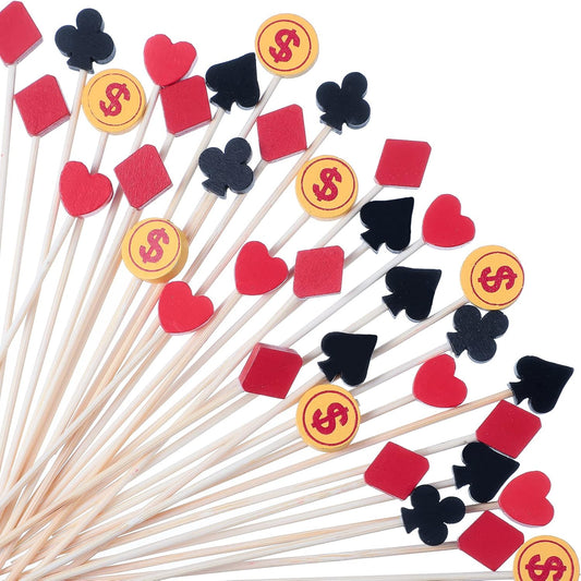 100 Casino Toothpicks: Perfect Poker Party Decor