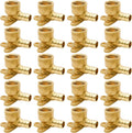 20 Pack Drop Ear Elbow Fittings 1/2 in PEX to 1/2 in NPT Female - Full