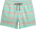 Men's Seersucker Swim Trunks 5.5 in Quick Dry Beach Shorts maamgic