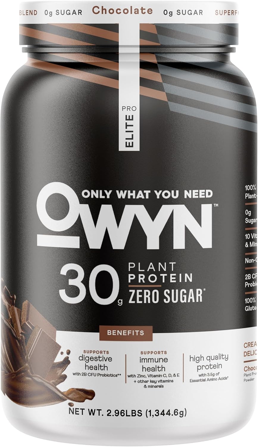 OWYN Pro Elite Vegan Protein Powder for Optimal Health and Taste