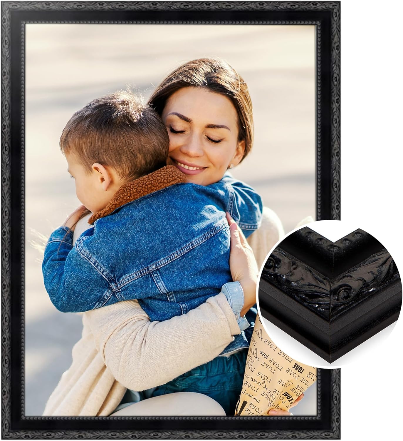 ArtToFrames 18x24 Frame - Elegant Wood Picture Frame for Decor
