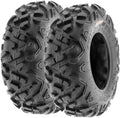 Pair of 2 SunF Power.II All-terrain ATV UTV Off Road Tires 18x7-7