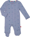 Magnetic Me Boys Modal Magnetic Baby Footie Pajamas - Easy Night you