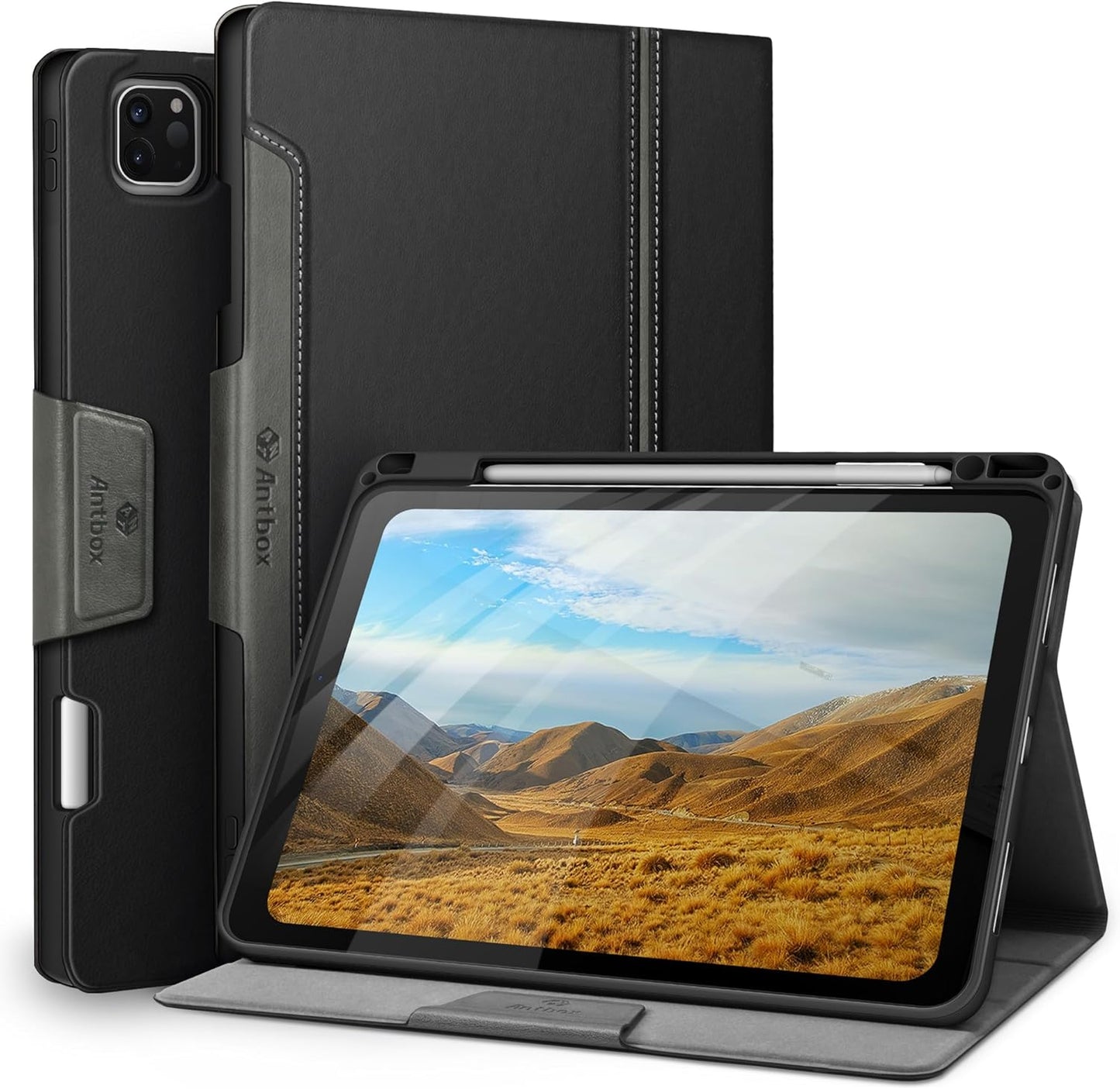 Antbox Case for iPad Pro 11 inch with Pencil Holder and Auto Sleep