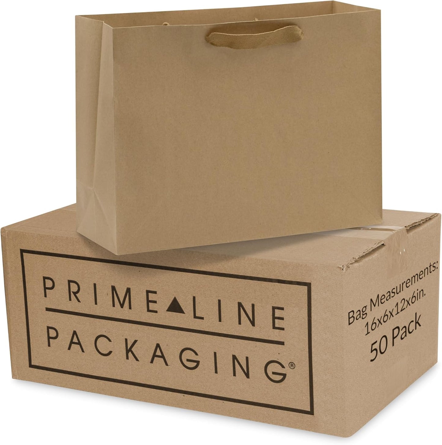 Kraft Gift Bags with Handles for Small Business and Retail Use