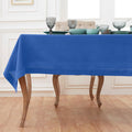 Solino Home Linen Square Tablecloth 52 x 52 in - Royal Blue