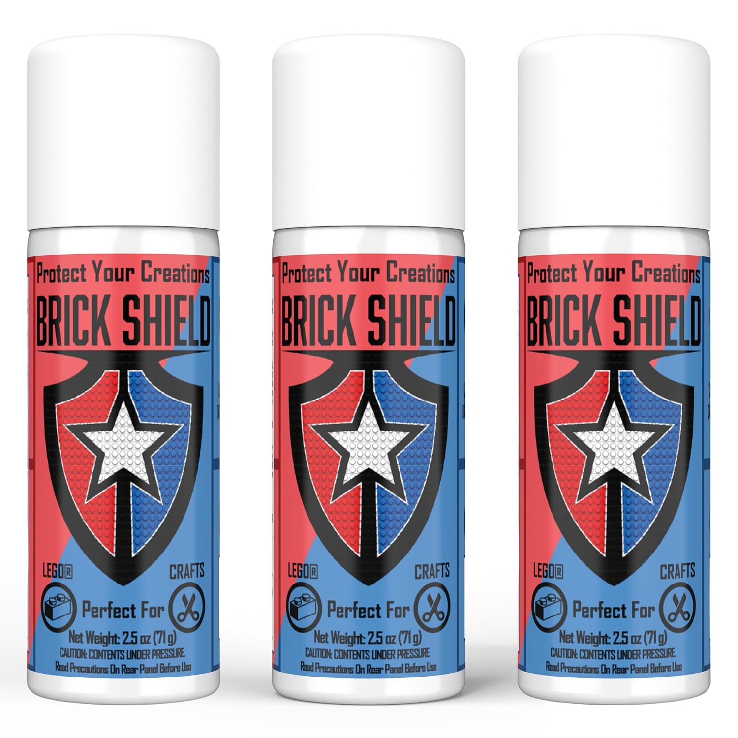 BrickShield Plastic Adhesive Spray Glue for Crafts and Blocks