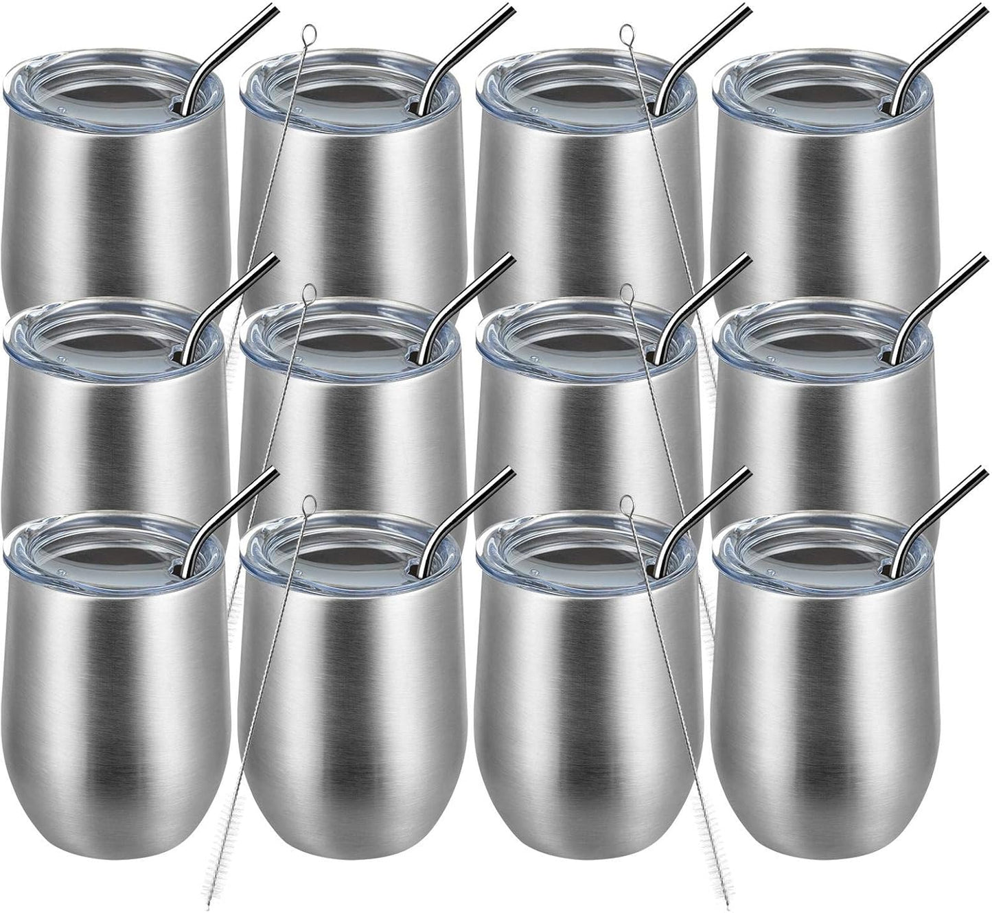 MEWAY 12oz Wine Tumbler Glasses - Perfect for Any Occasion
