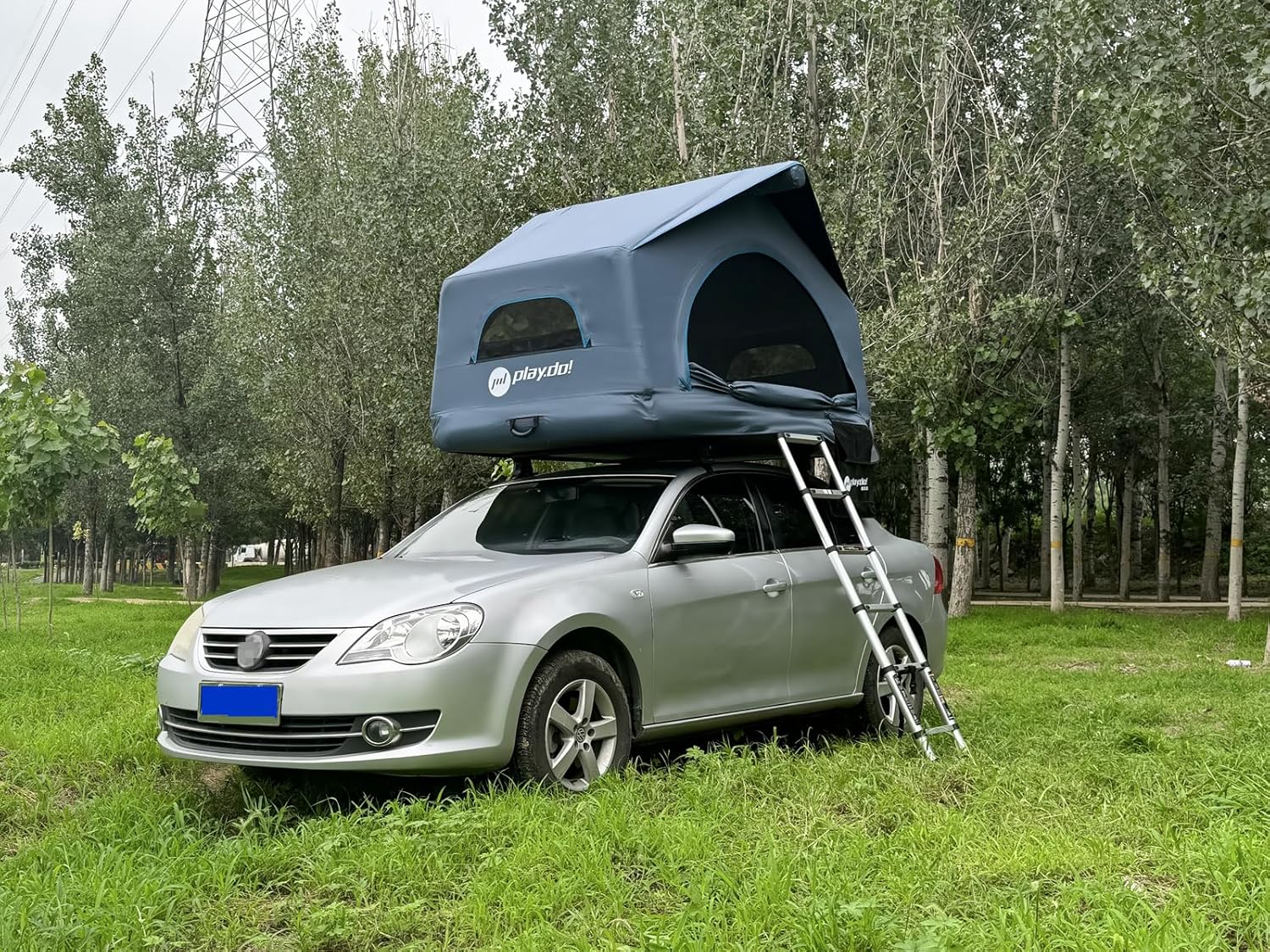 UNISTRENGH Inflatable Car Rooftop Tent: Easy Setup for 2 People