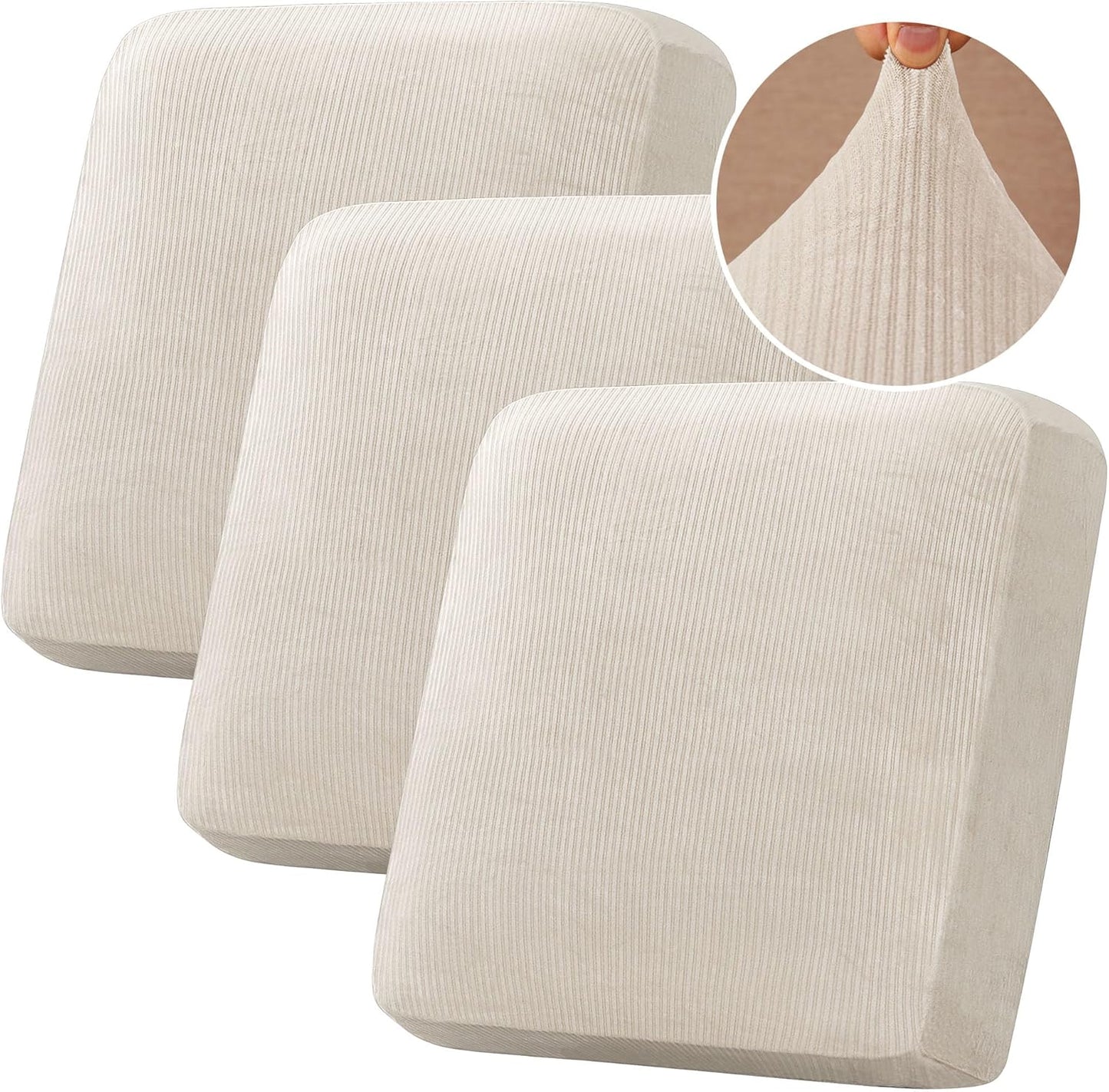 Luxurious Velvet Stretch Couch Cushion Cover for Sofa Protection