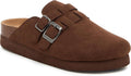 Rocket Dog Womens ABEL Comfort Classic Clog - Dark Brown Fabric