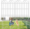 25 Panels Decorative Garden Fence 32 in H x 50 ft L - No Dig Temporary