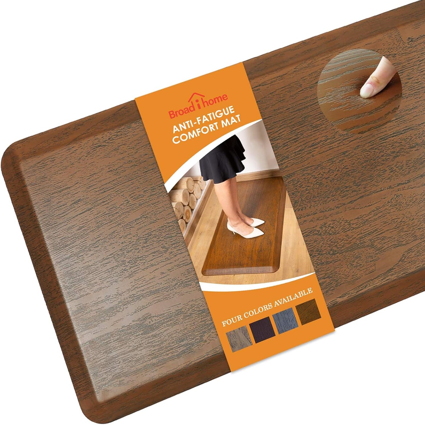 3/4ft' Extra Support Anti Fatigue Comfort Mat for Standing Desks