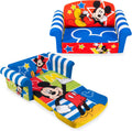 Marshmallow Furniture Kids Sofa - 2-in-1 Flip Open Couch Bed
