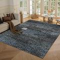 Washable Area Rug 1/6 Thick - Non-Slip Vintage Charm 9ft x 12