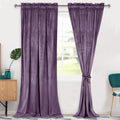 Hiasan Velvet Curtains 96 in Blackout Thermal Panels - Elegant Light