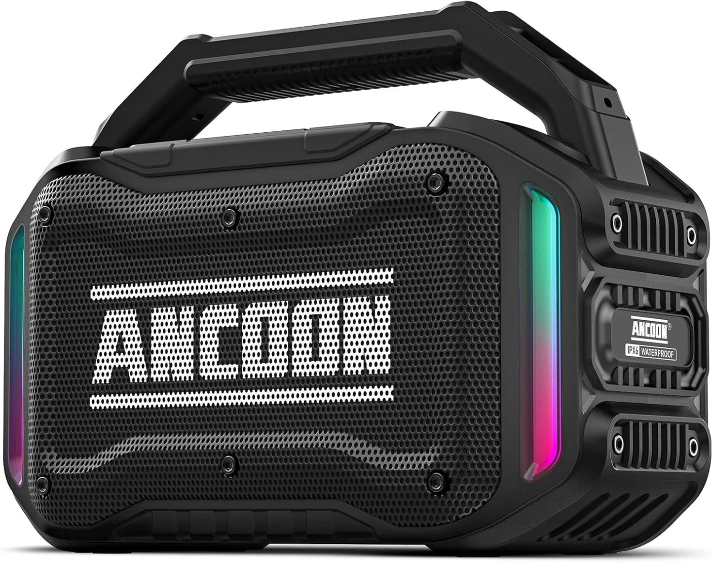 ANCOON Bluetooth Speaker: 80W Peak Power, 20H Playtime, IPX6 Waterproof, TWS | Powerful Sound