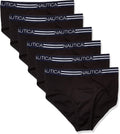 Nautica Men's 6-Pack Cotton Fly Front Briefs - Soft Breathable Fit