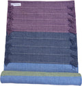 Cotton Yoga Mat 24x72x5mm - Eco-Friendly Hand-Woven Rug