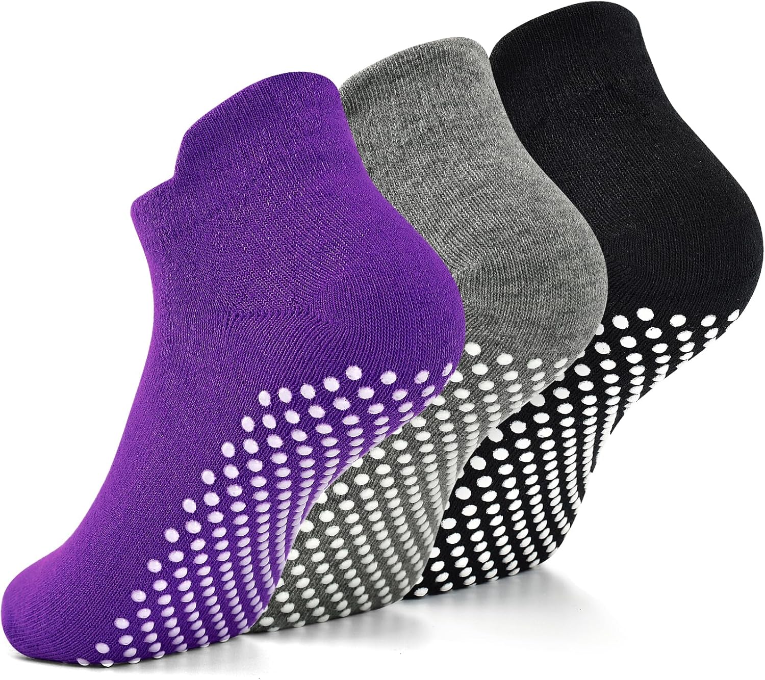 LIFPAU Non Slip Yoga Socks Set - Grip for Enhanced Stability!