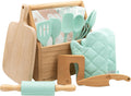 WeeSprout Little Chef Kids Cooking & Baking Set - Real Tools