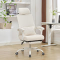 Qulomvs Ergonomic Office Chair with Footrest for Ultimate Comfort