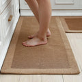 Non Skid Washable Kitchen Rugs Set of 2 for Farmhouse Style