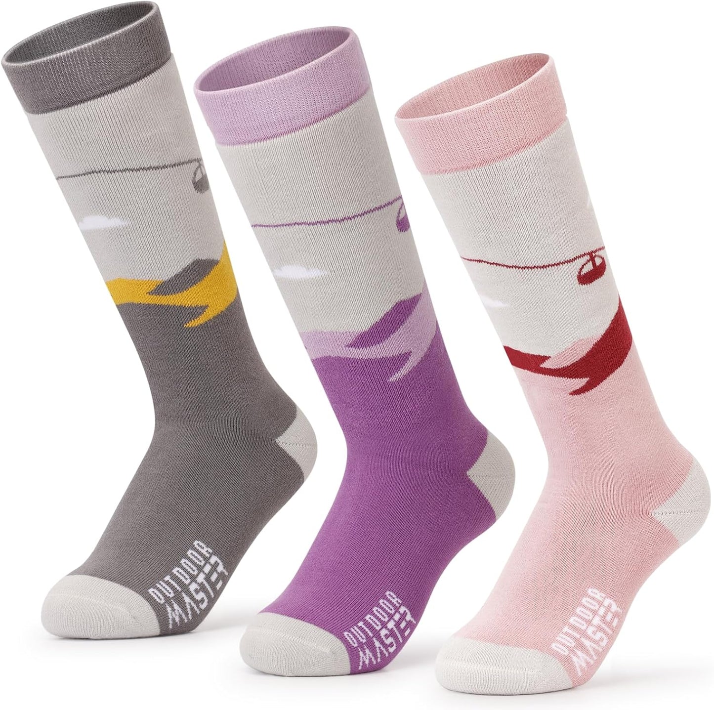 Cozy Kids Ski Socks by OutdoorMaster