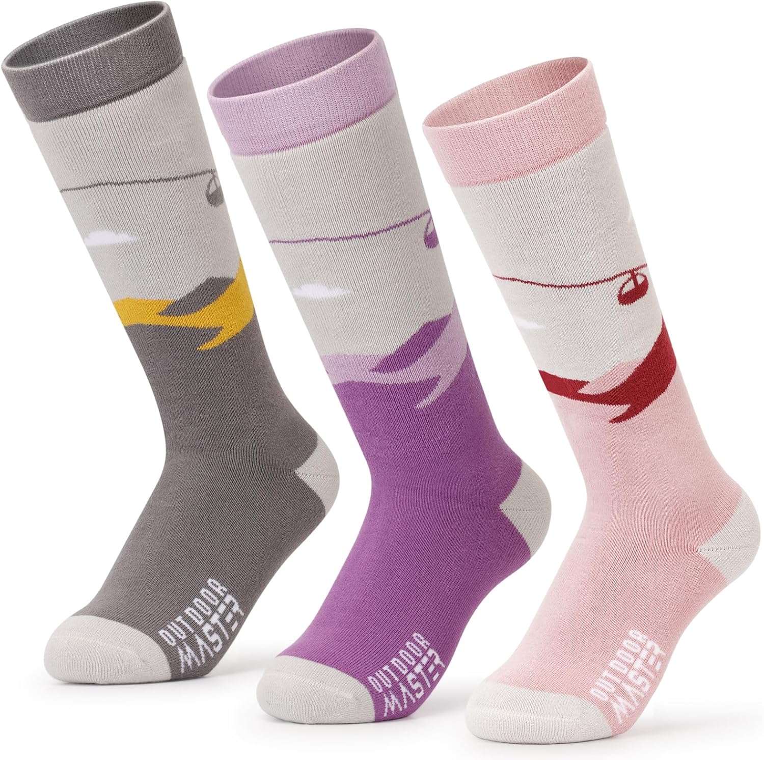 Cozy Kids Ski Socks by OutdoorMaster