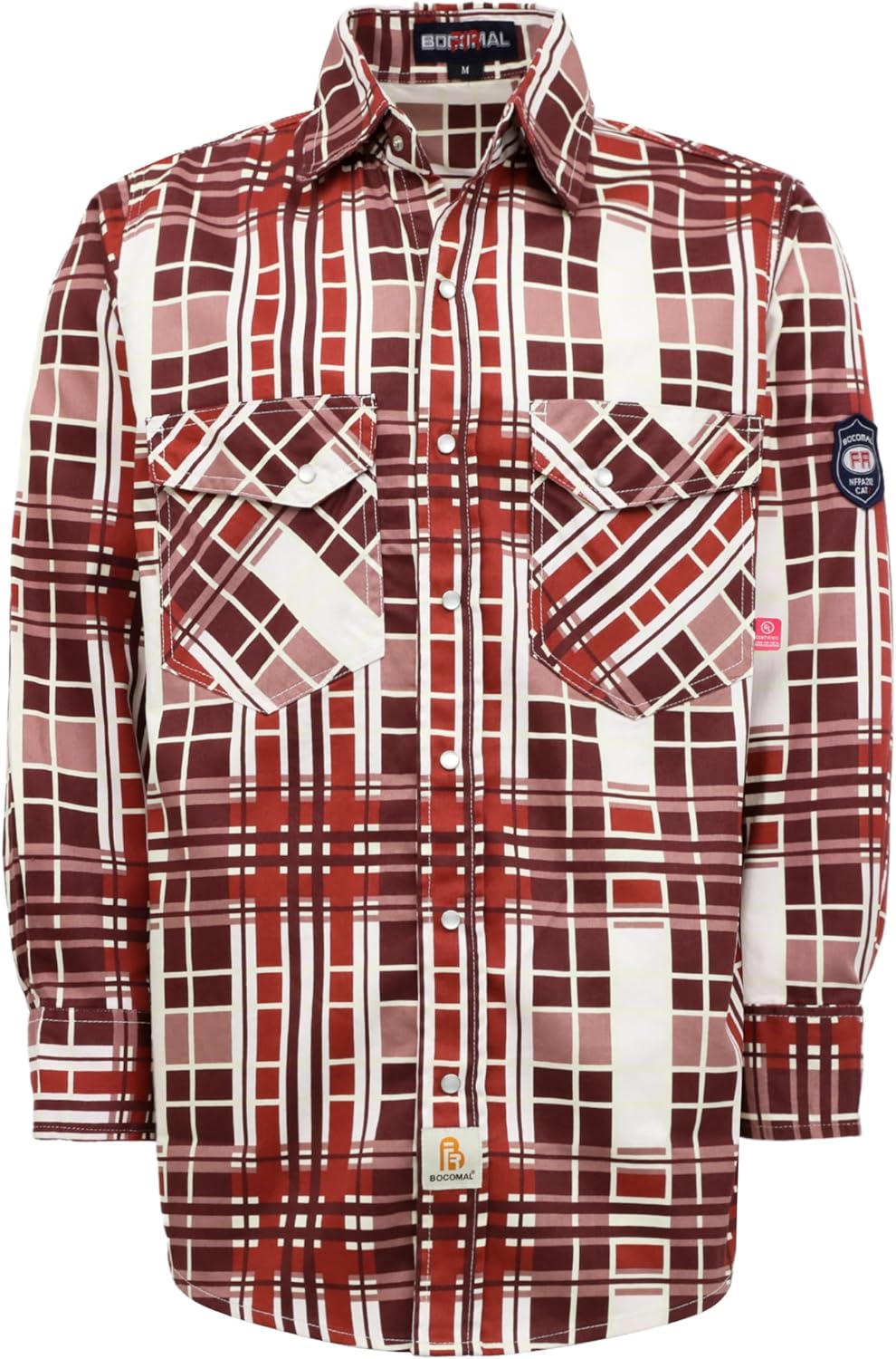 BOCOMAL FR Shirts Flame Resistant for Industrial Safety and Comfort