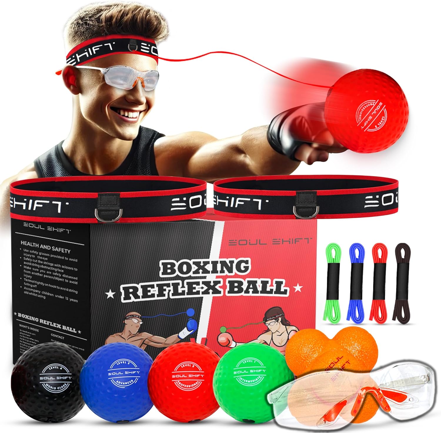 Ultimate Boxing Reflex Ball Set - Boost Coordination & Speed!
