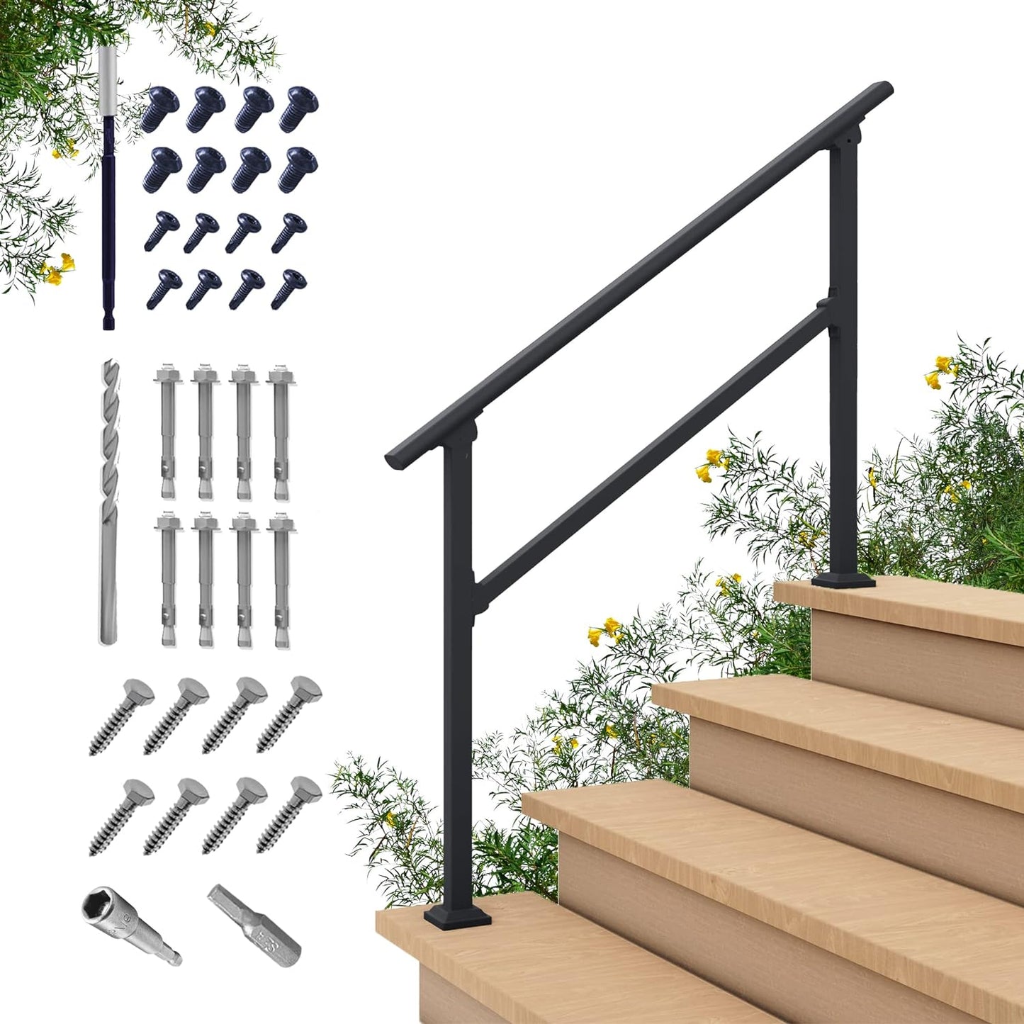 CR Fence & Rail Hand Rails for Outdoor Steps and Decks