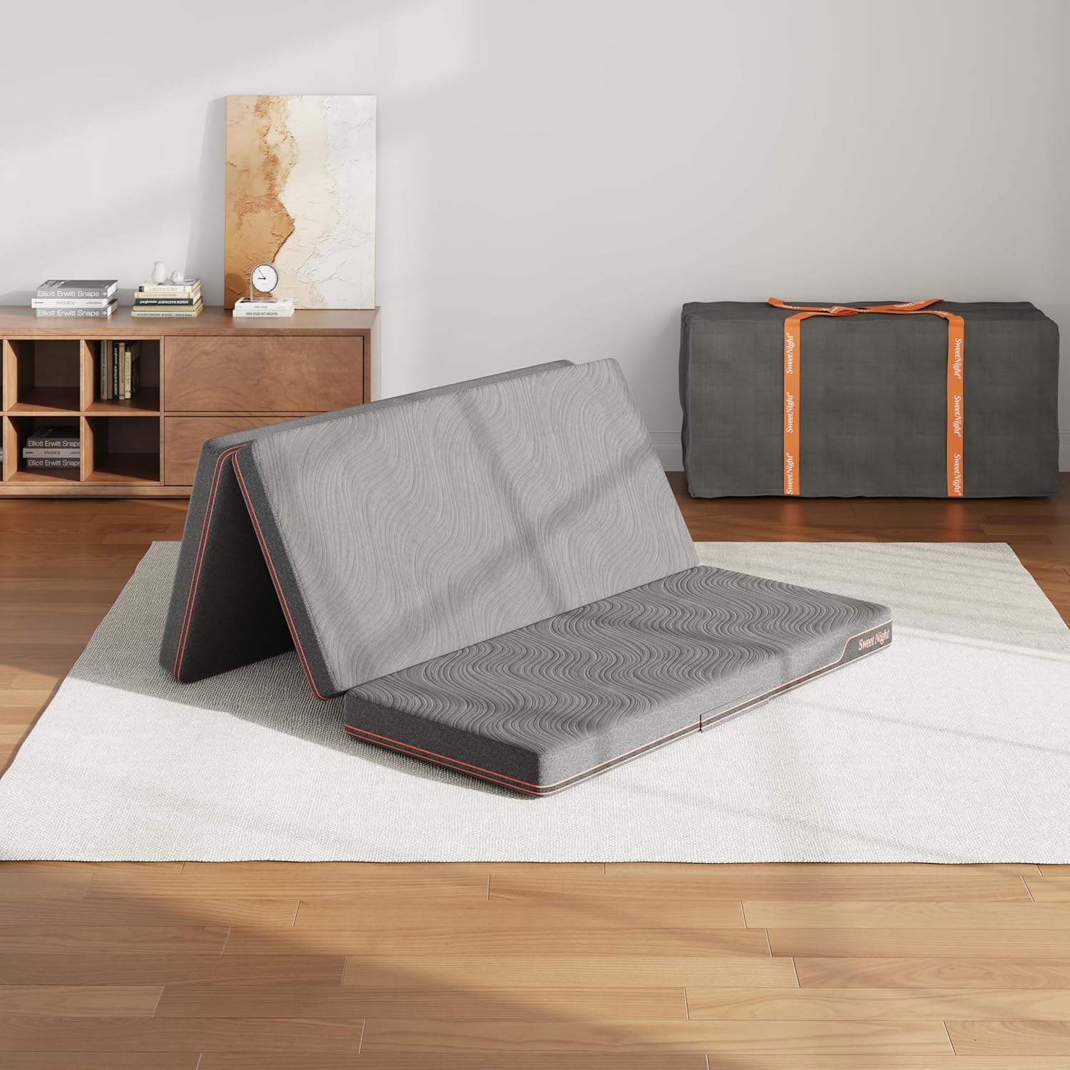 Sweetnight 4 Inch Folding Mattress for Travel and Camping