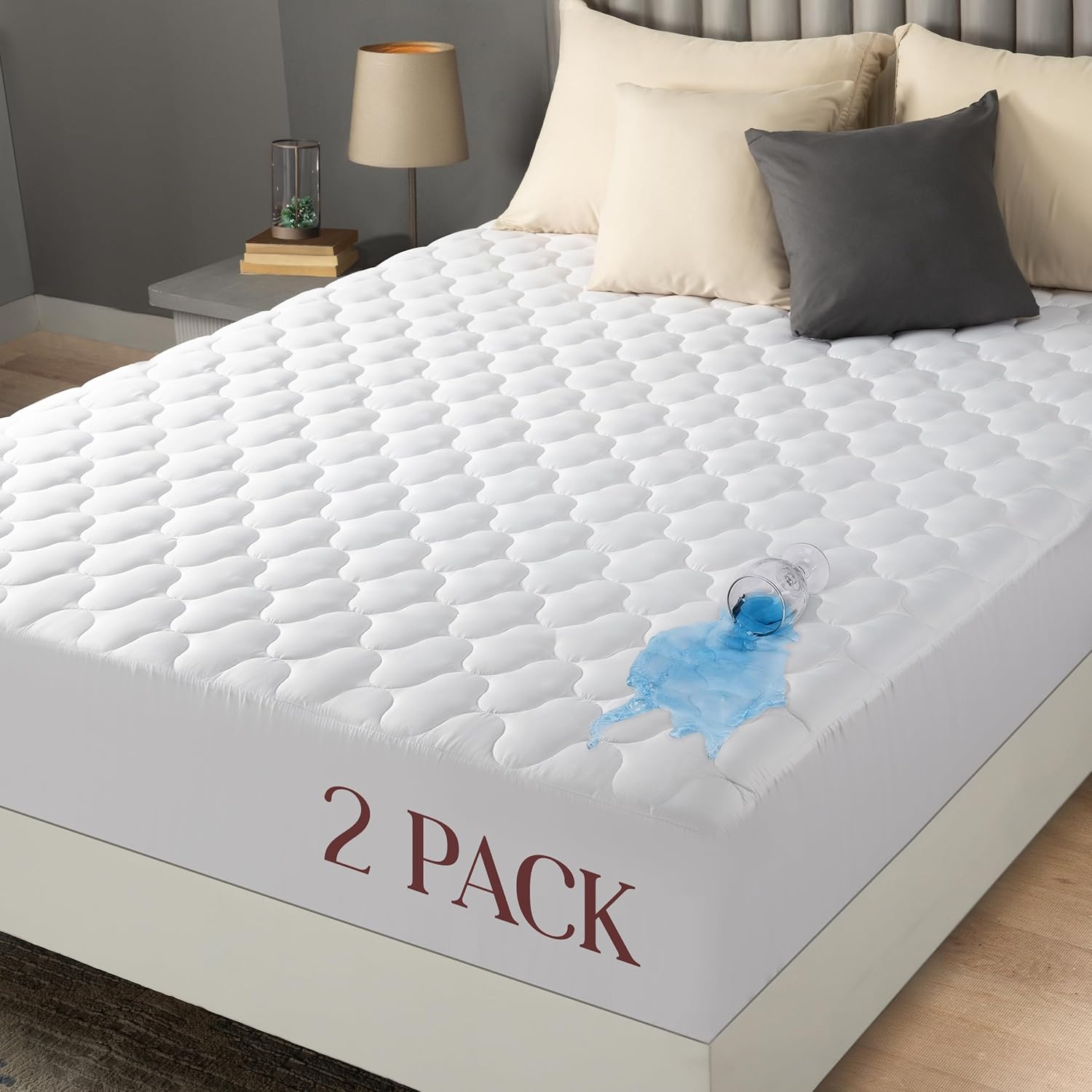 Utopia Bedding Waterproof Mattress Protector for Full Size Beds