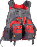 BASSDASH Adjustable Fishing Vest for Men and Women - Perfect Fit