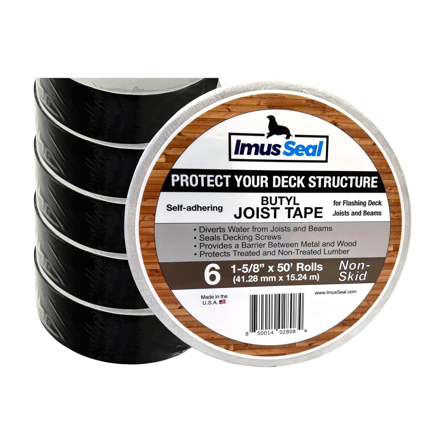 Imus Seal Butyl Joist Tape for Deck Protection and Sealing