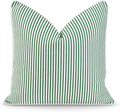 Hofdeco Coastal Patio Pillow Cover 20x20 - Water Resistant Green