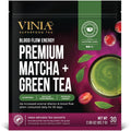 VINIA Premium Matcha + Green Tea Bags - Heart Support & Energy