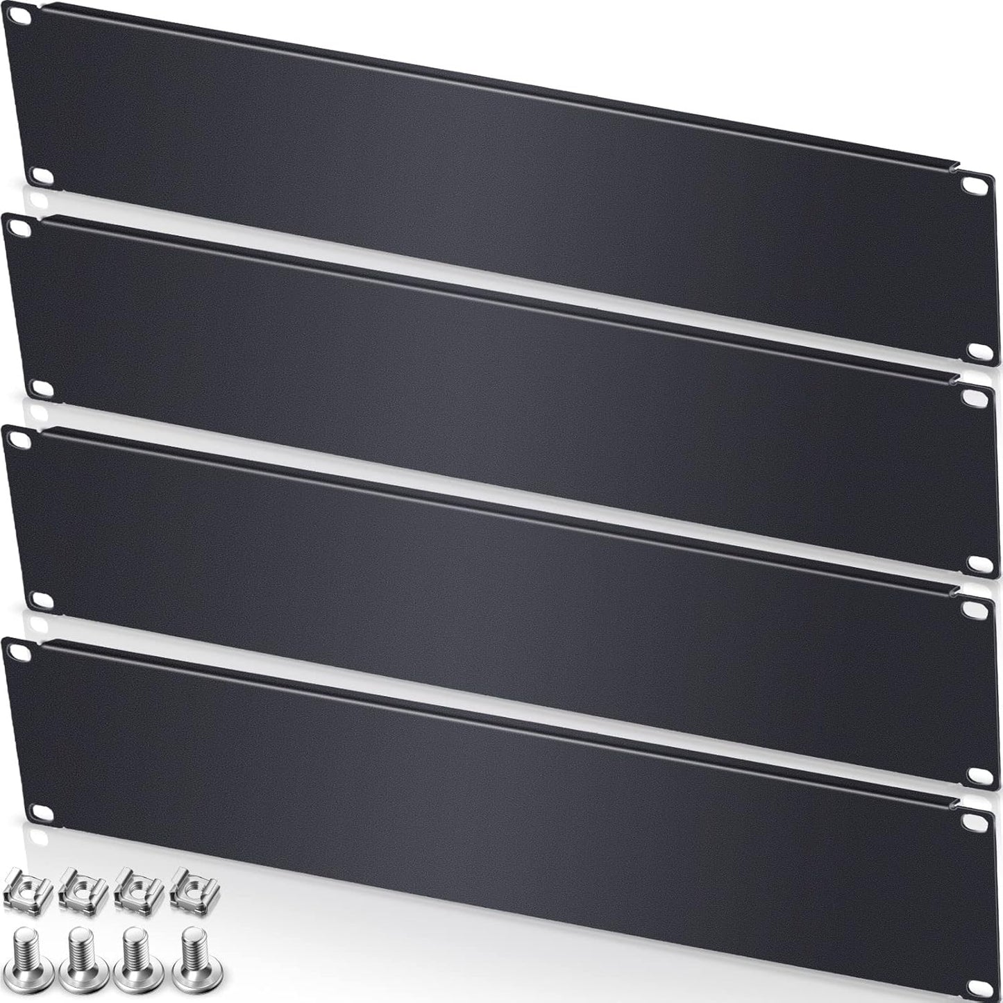 Leinuosen Blank Rack Mount Panel Spacer for 19 Inch Server Racks