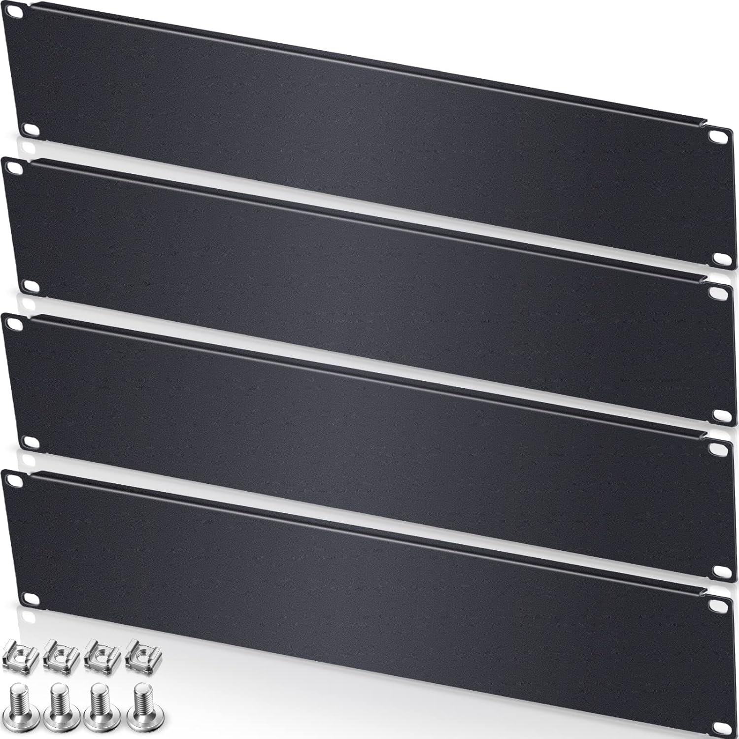 Leinuosen Blank Rack Mount Panel Spacer for 19 Inch Server Racks