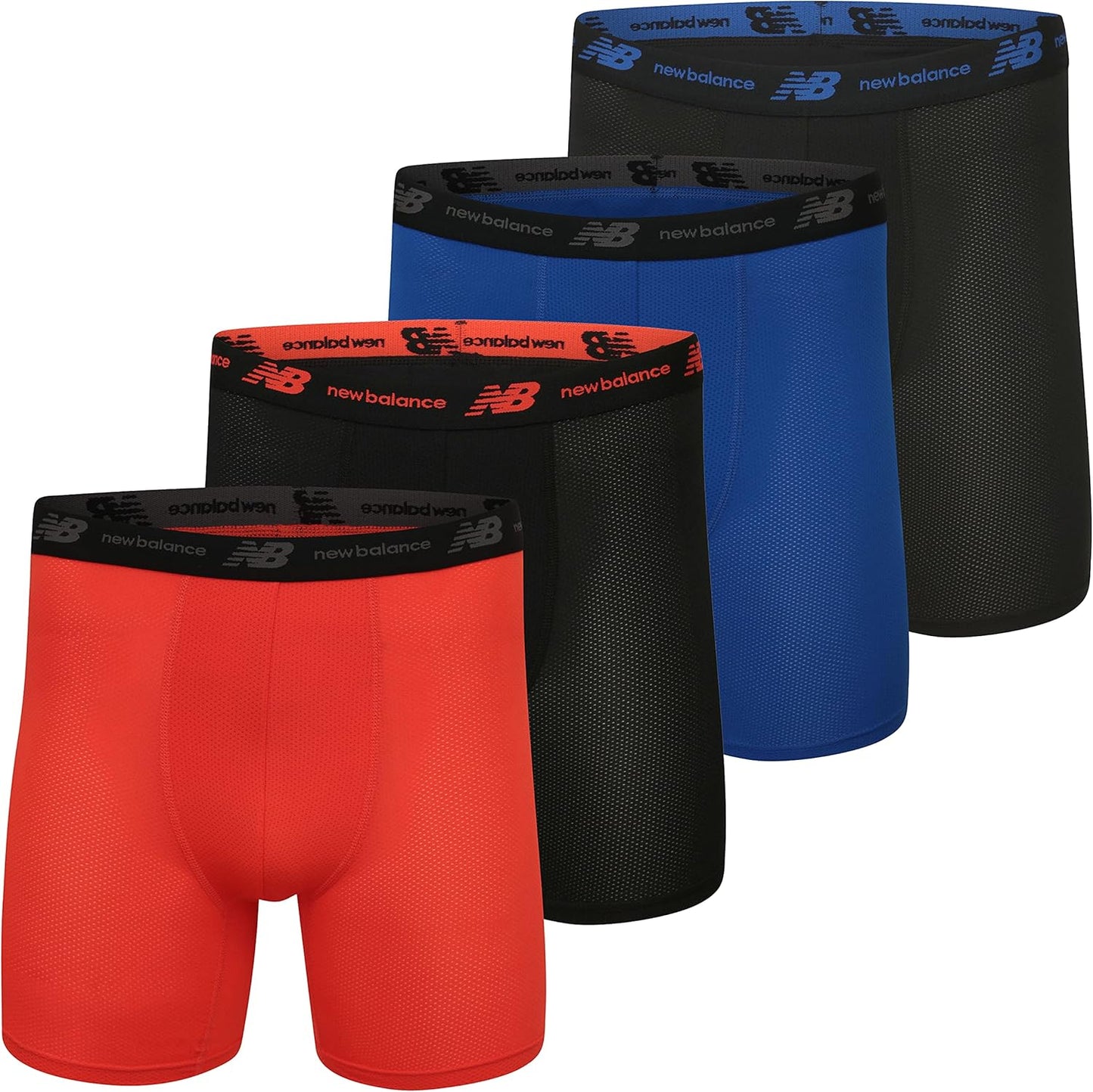 New Balance Men's Mesh 5in No-FLY Boxer Briefs for Ultimate Comfort