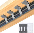 50Pcs Hook and Loop Cable Ties - Reusable Self-Adhesive Organizers