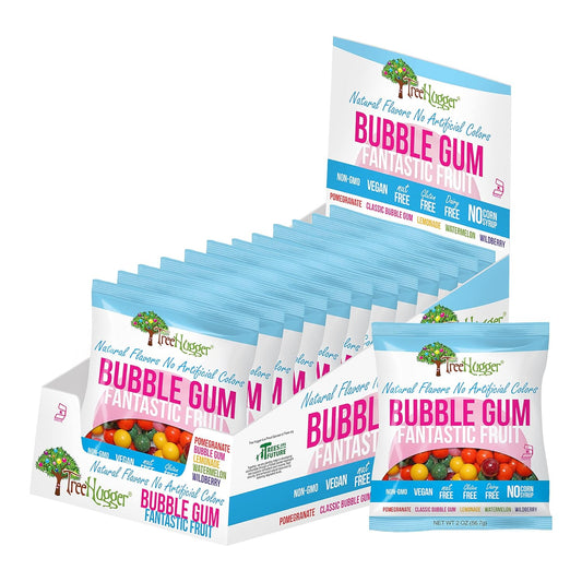 Tree Hugger Fantastic Fruit Bubble Gum with Natural Flavors